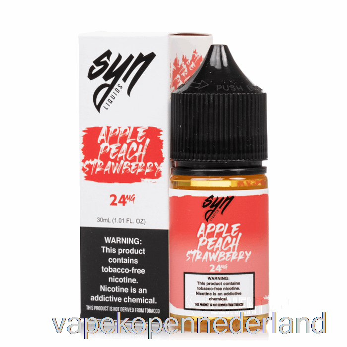 Vape Nederland Appel Perzik Aardbei - Synzouten - 30ml 48mg